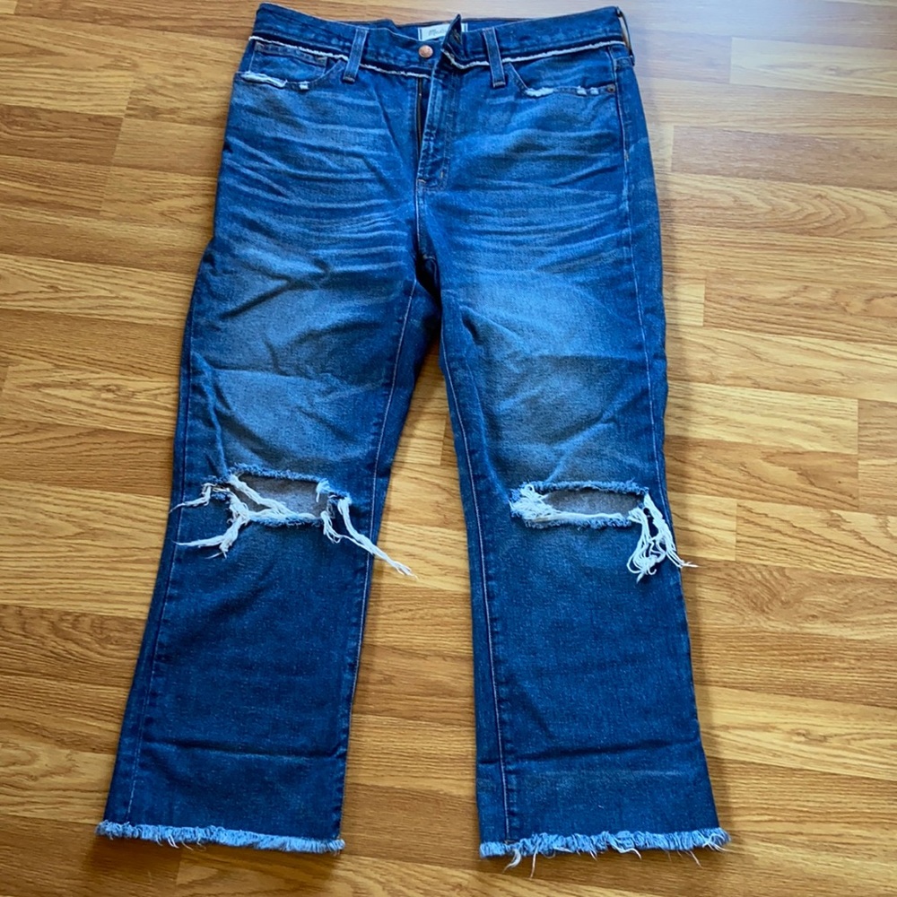 Madewell crop denim size 30